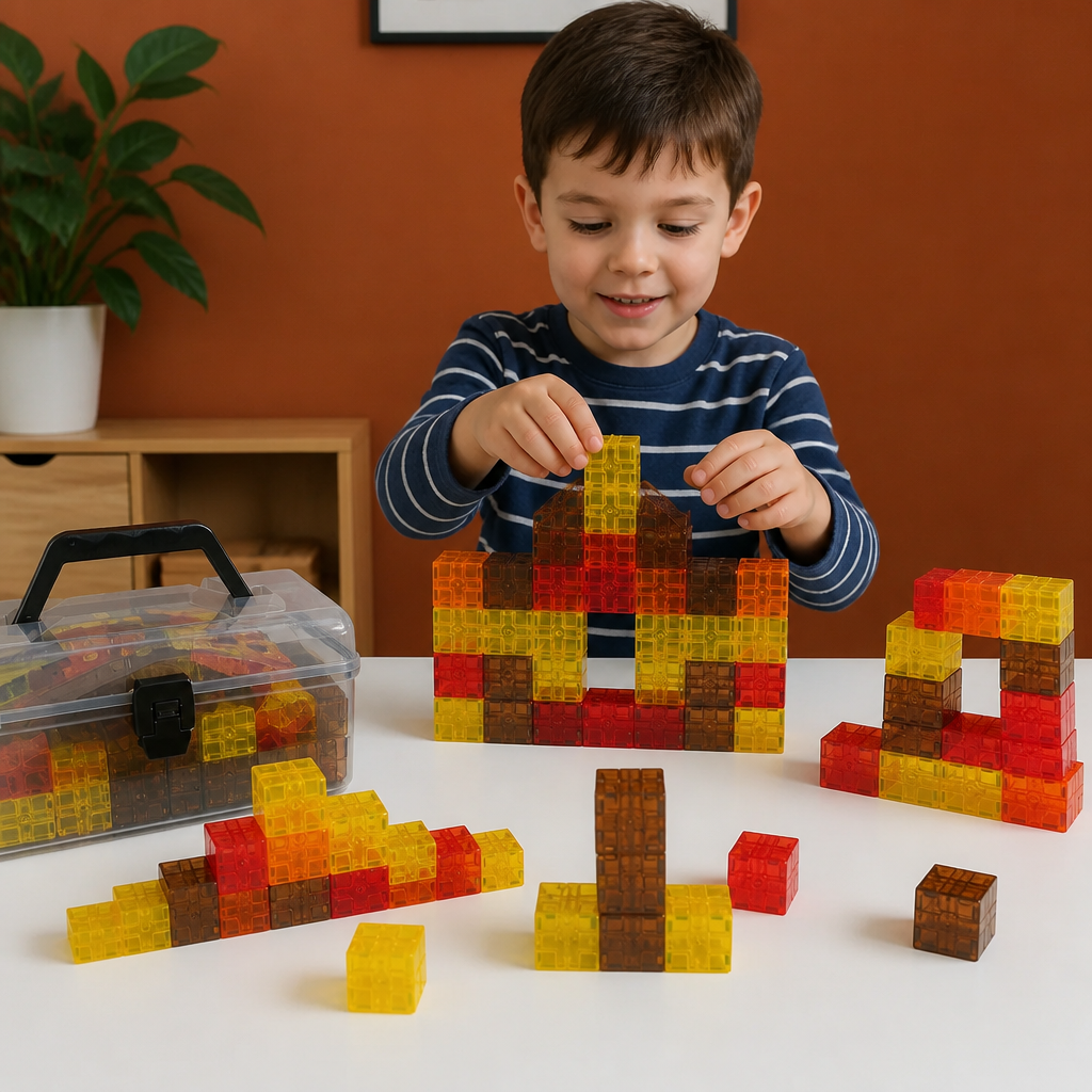 モンテッソーリ キューブ ブロックセット 子供用知育玩具