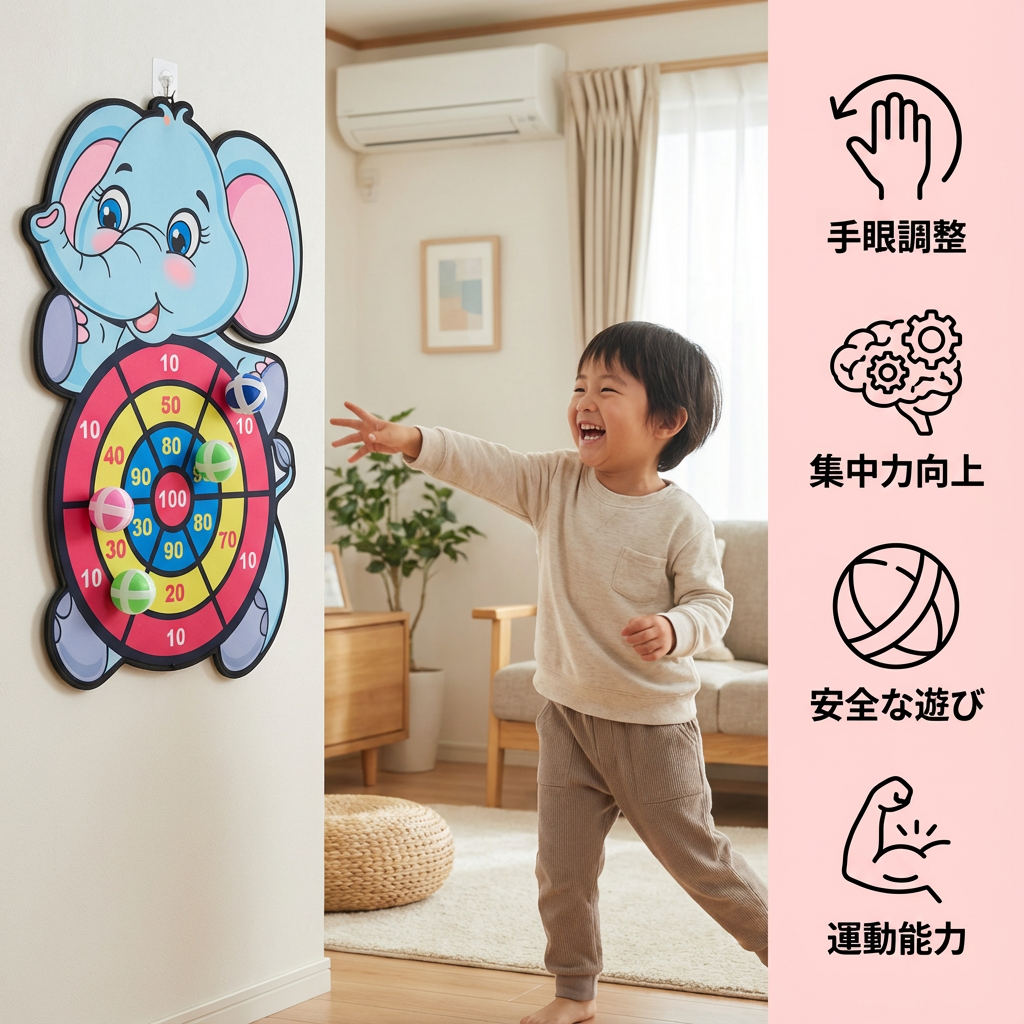 かわいい子供向けダーツゲーム