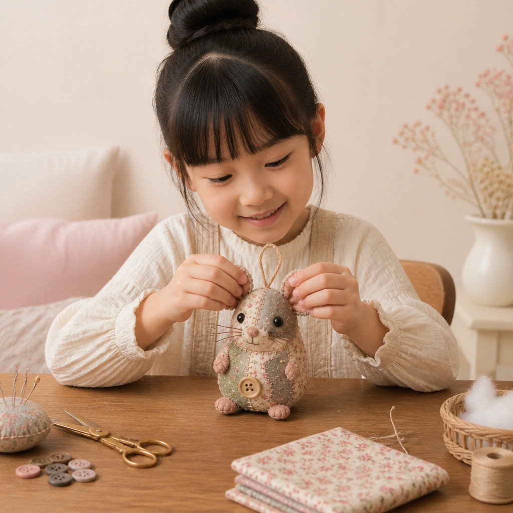 DIYアニマルソーイングキット 布で作るハンドメイドオーナメント手作りキット