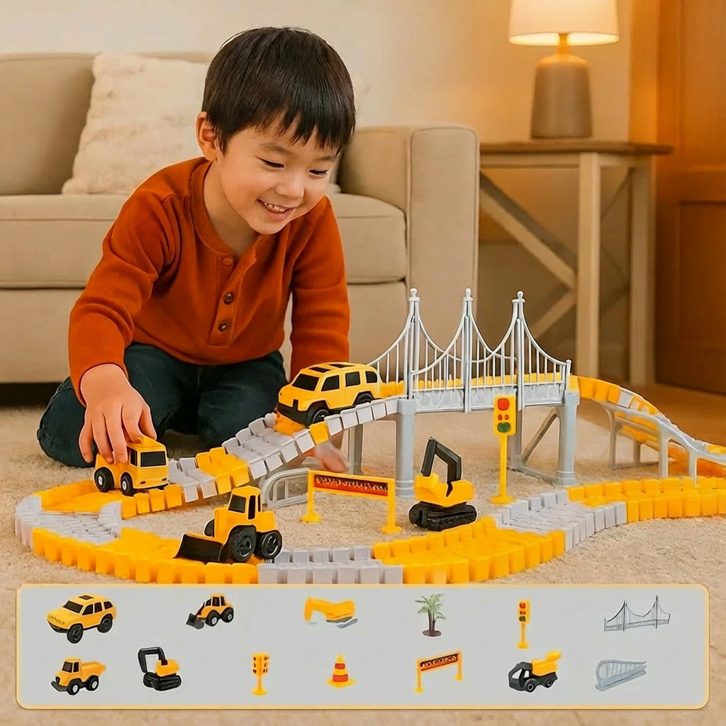 冒険のレーストラックとスピアカー