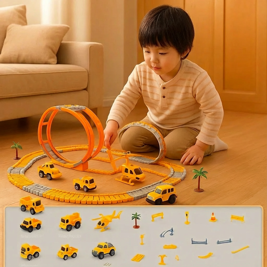 冒険のレーストラックとスピアカー