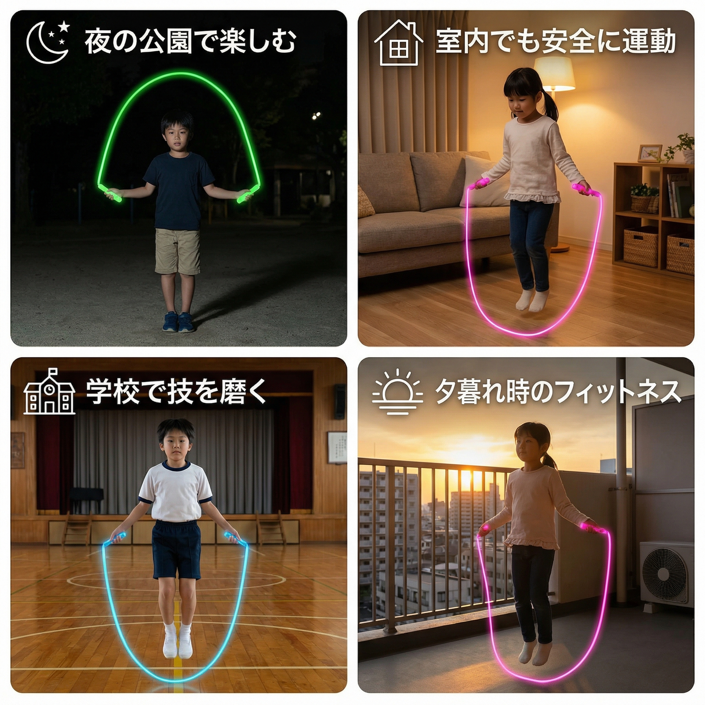 光る縄跳び