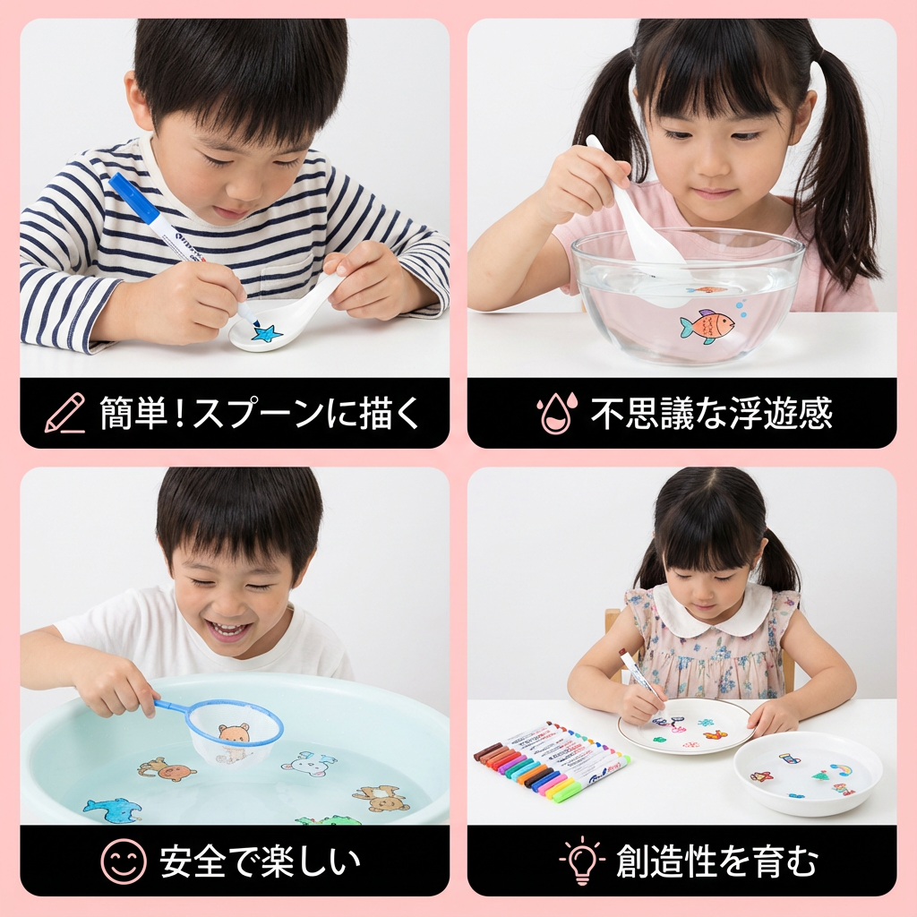 浮かぶ絵を描くためのマジックペン（12本セット）