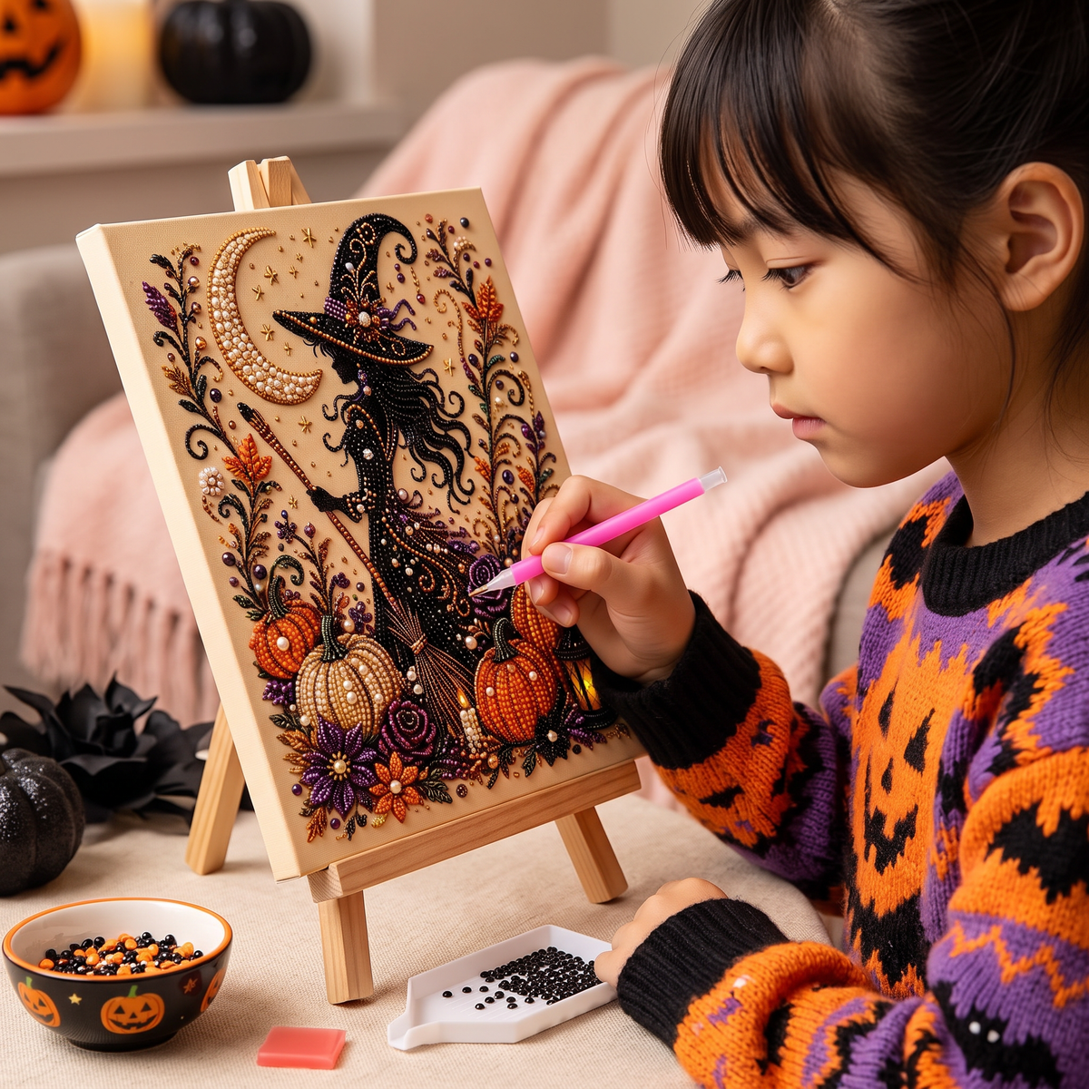 DIYハロウィン ダイヤモンドペインティングキット