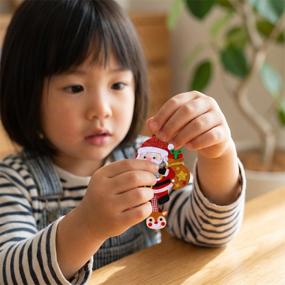 子ども向けDIYクリスマスシェイカーオーナメント手作りキット