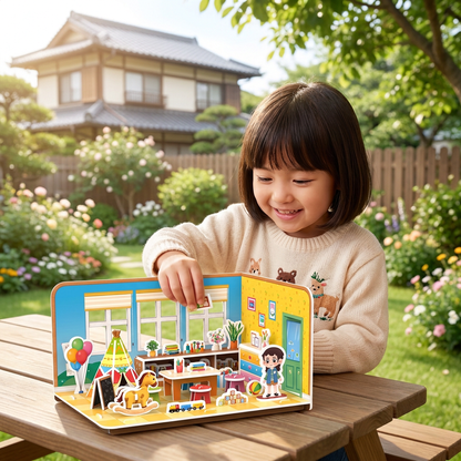 3D DIYプレイルーム組み立てキット – 知育パズル＆クラフトセット
