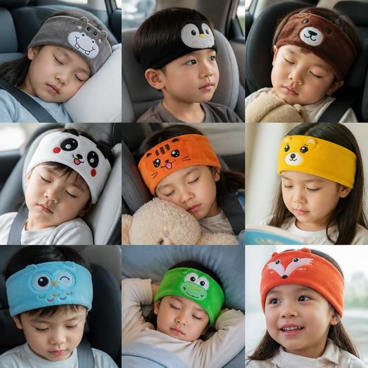 2-in-1 睡眠用ヘッドバンド（Bluetoothスピーカー内蔵）– 旅行＆快適な睡眠のためのやわらかいヘッドバンド