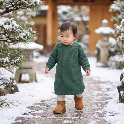 滑りにくいソール付きの暖かくて快適な防水冬用ブーツ