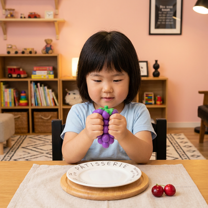 食べ物の形をしたスクイーズ型ストレス解消玩具