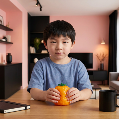 食べ物の形をしたスクイーズ型ストレス解消玩具