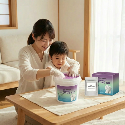 家族＆カップル向けハンドプリントセット – 3D石膏メモリーキット