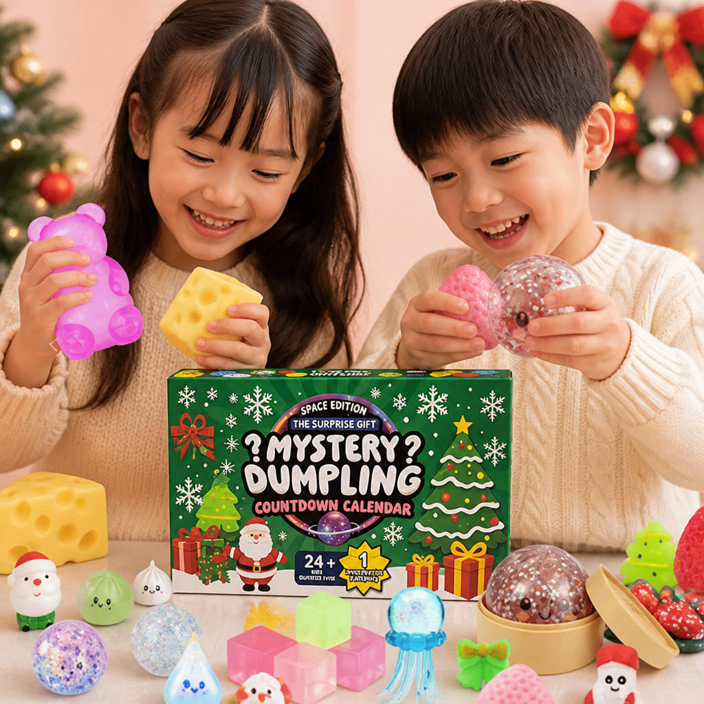 子供向けクリスマススクイーズアドベントカレンダー