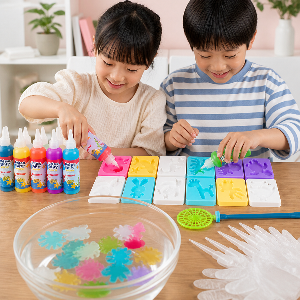 ジェルと型で作るDIYウォータージェリーセット