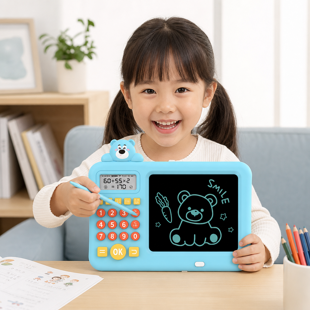 子ども向けインタラクティブ算数・お絵かき・消去学習セット