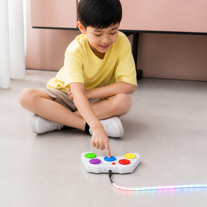 ライトディフェンスチャレンジ – LED搭載インタラクティブ反射神経ゲーム