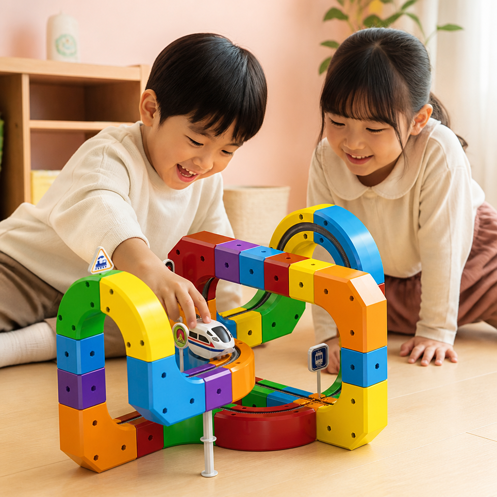 マジックレールキューブトラック 子ども用おもちゃ
