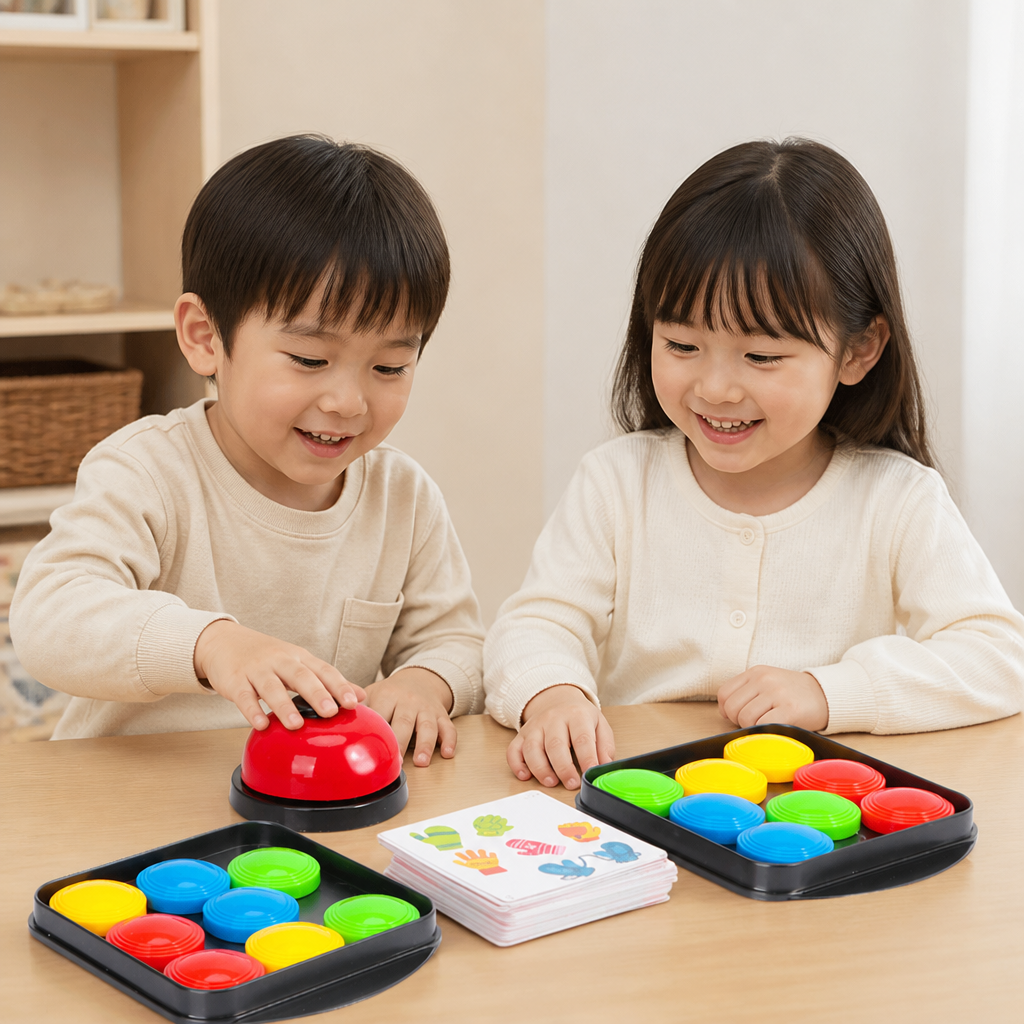 教育用カラーパターンマッチングファミリーベルゲーム