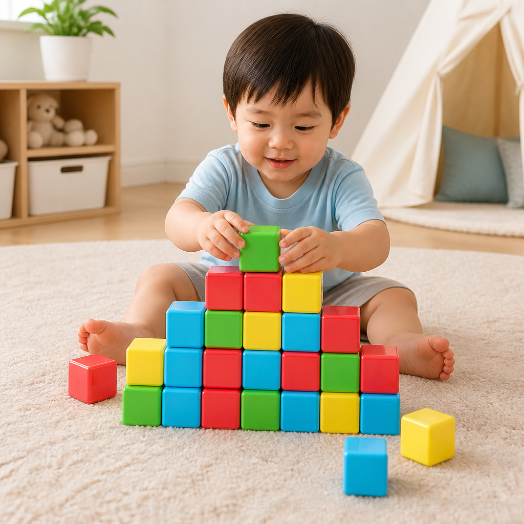 幼児向け 4.2cm マグネット式組み立てキューブ – STEM学習ブロック