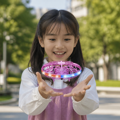 モーションセンサー搭載LED UFOフライングドローン
