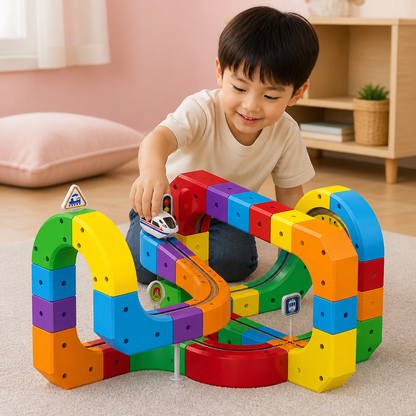 マジックレールキューブトラック 子ども用おもちゃ
