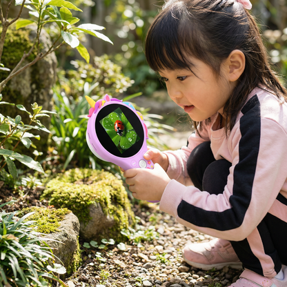子ども用ビデオ顕微鏡（画面付き）– 小さな探検家のためのモバイル研究ツール