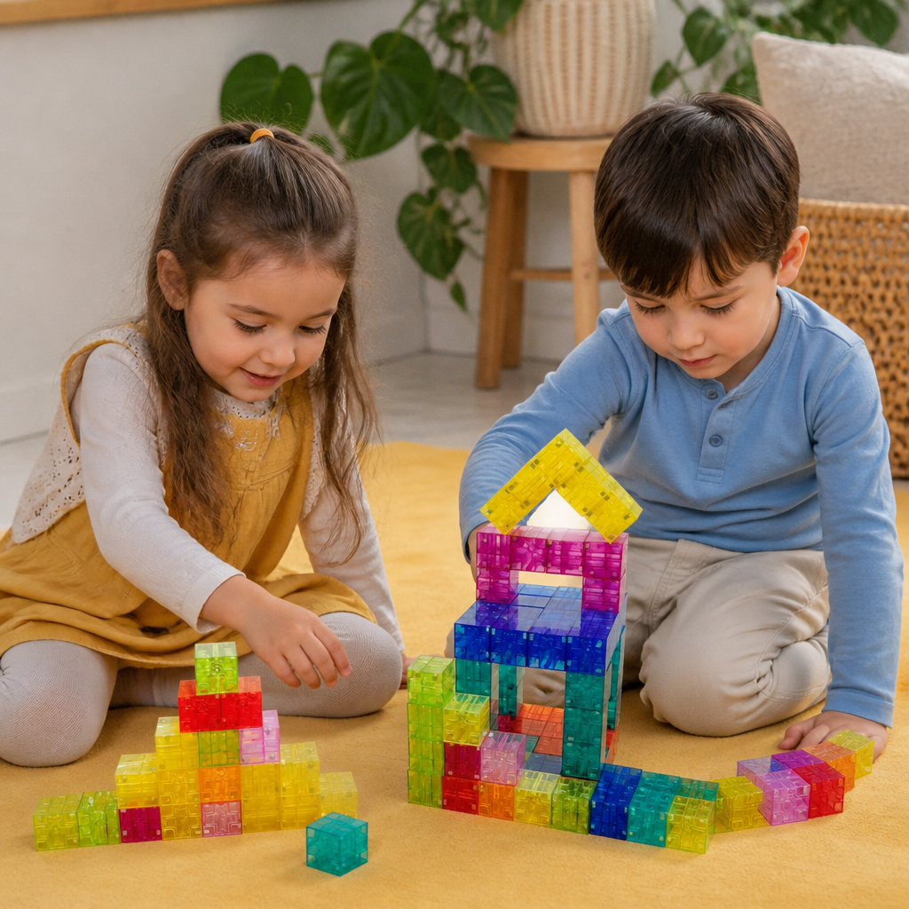 モンテッソーリ キューブ ブロックセット 子供用知育玩具