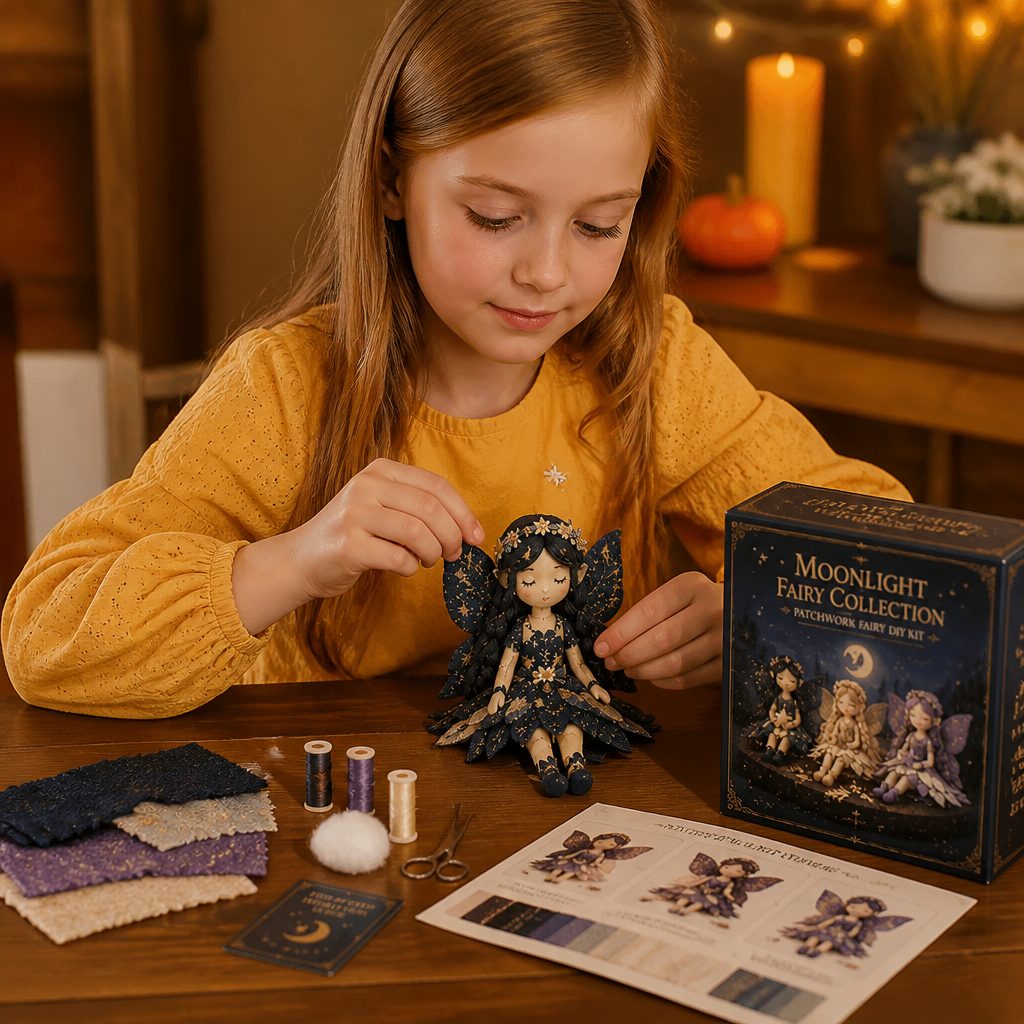 妖精DIYソーイングキット 布・アクセサリー・説明書付き 子供用手作り人形