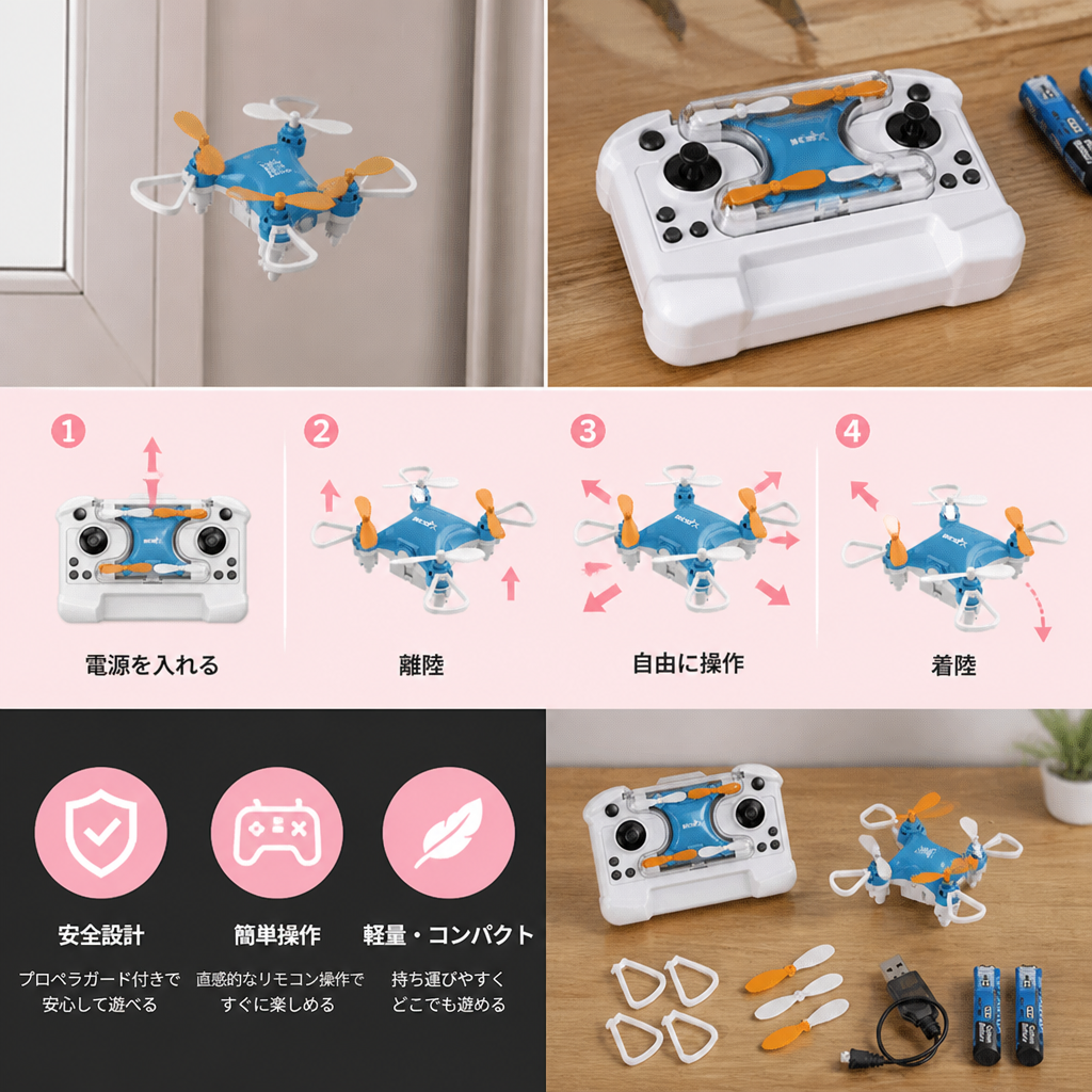 ミニドローン 子供用RCスタントフライヤー