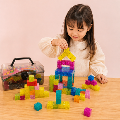 モンテッソーリ キューブ ブロックセット 子供用知育玩具