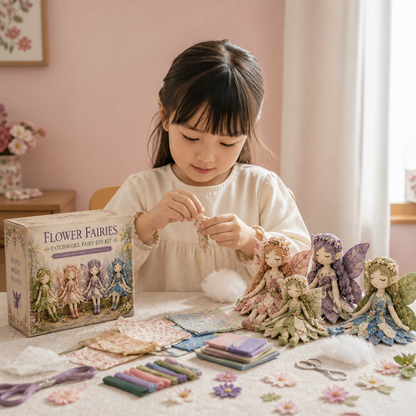 妖精DIYソーイングキット 布・アクセサリー・説明書付き 子供用手作り人形