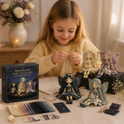 妖精DIYソーイングキット 布・アクセサリー・説明書付き 子供用手作り人形