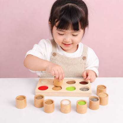 モンテッソーリ さわって学べる感覚あそび – 感覚を育む知育玩具