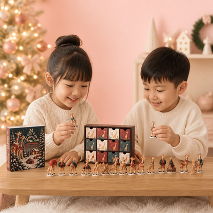 24日間のクリスマス・キリンフィギュア アドベントカレンダー
