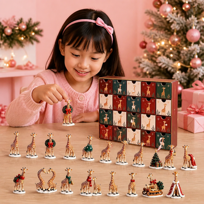 24日間のクリスマス・キリンフィギュア アドベントカレンダー