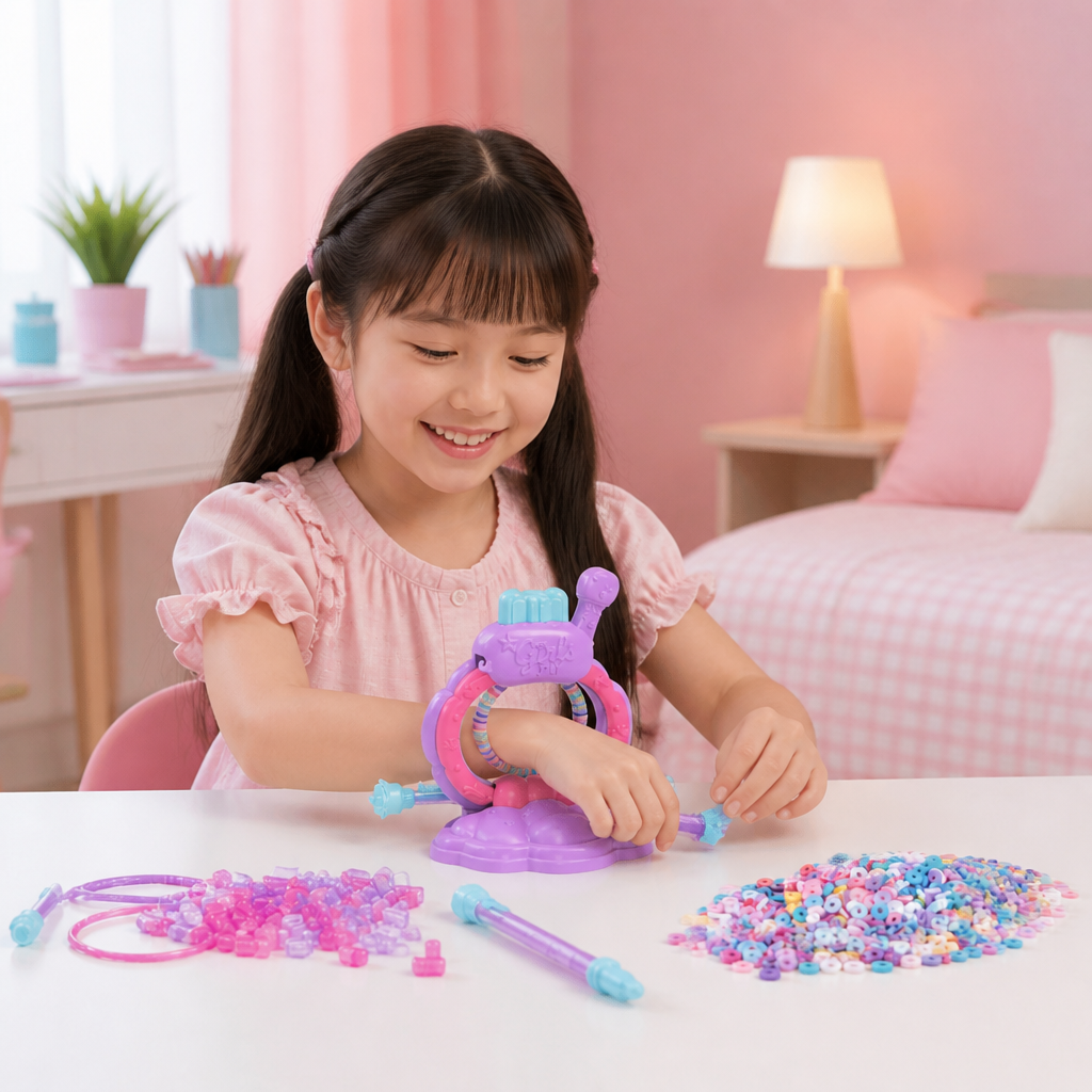 女の子向けDIYブレスレット作りマシンキット