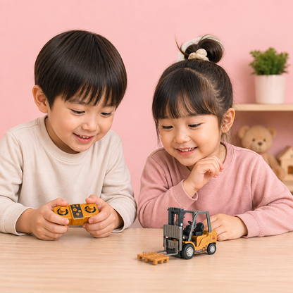 1:64スケール RC建設車両 – フォークリフト、ショベルカー、ダンプカー＆ブルドーザー