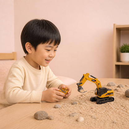 1:64スケール RC建設車両 – フォークリフト、ショベルカー、ダンプカー＆ブルドーザー