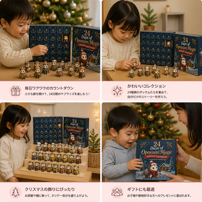 24日間のオポッサムマジック・アドベントカレンダー