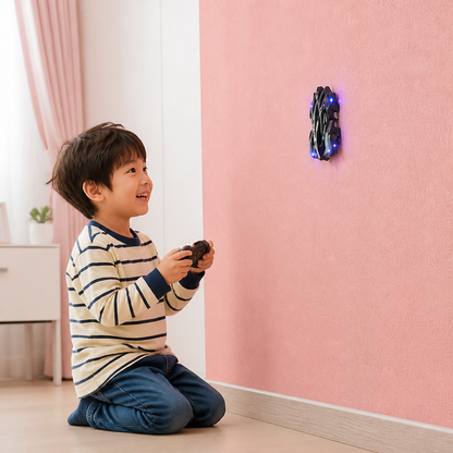 LEDライト付き 壁登りラジコンカー