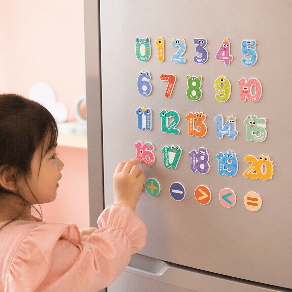 動物デザインのアルファベット＆数字マグネット – 子ども向け文字学習・単語づくりセット