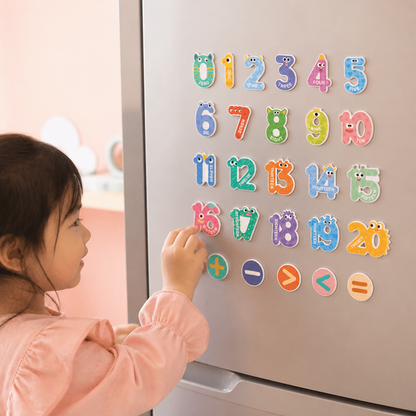 動物デザインのアルファベット＆数字マグネット – 子ども向け文字学習・単語づくりセット