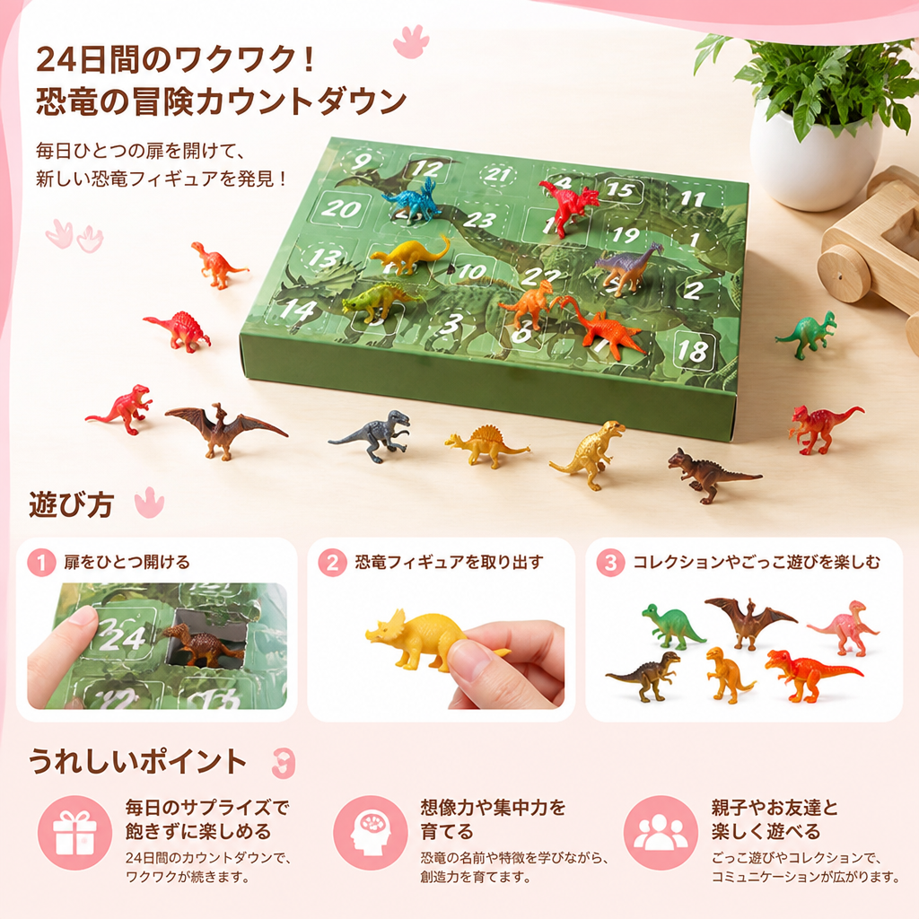 24日間の恐竜アドベントカレンダー