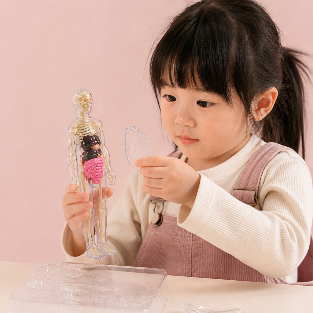 人体解剖学 STEM 学習キット（自分で組み立てる臓器モデル付き）