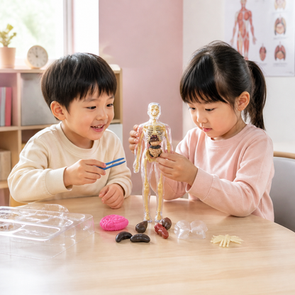 人体解剖学 STEM 学習キット（自分で組み立てる臓器モデル付き）
