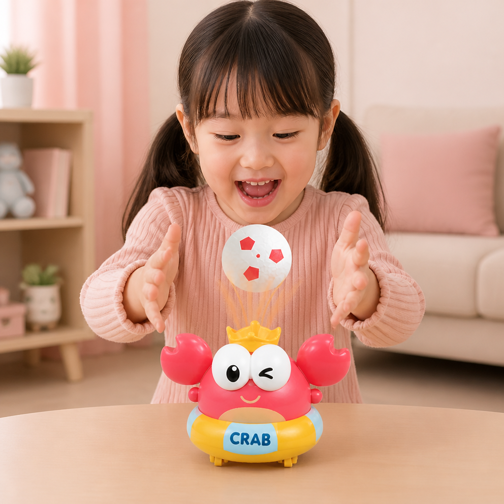 子ども用電動カニ型フローティングボールおもちゃ