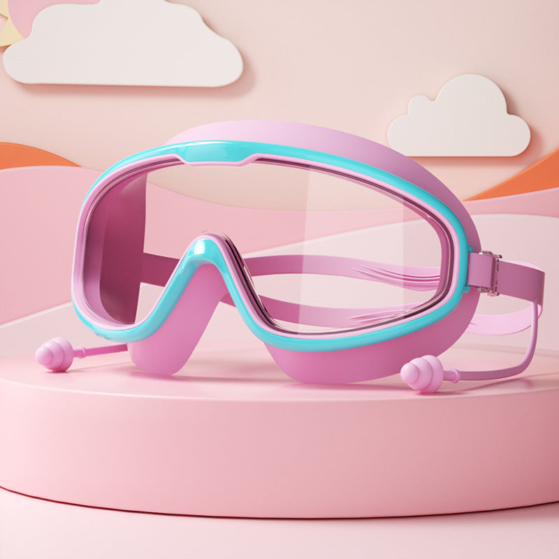 子供用スイミングゴーグル 大型フレーム＆曇り止めシステム