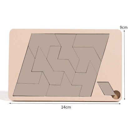 木製タングラムパズル