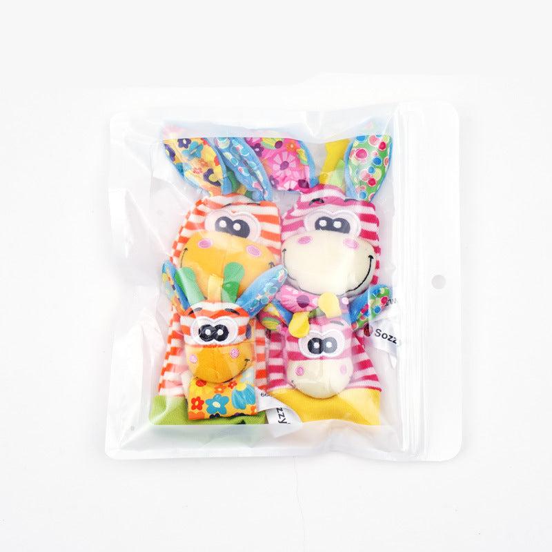 感覚刺激ベビー用ぬいぐるみソックス＆リストバンド