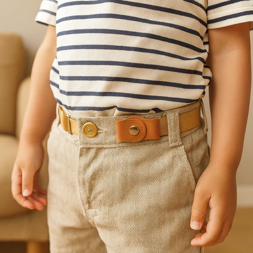 快適な伸縮性のある子供用ベルト – すべての年齢に対応