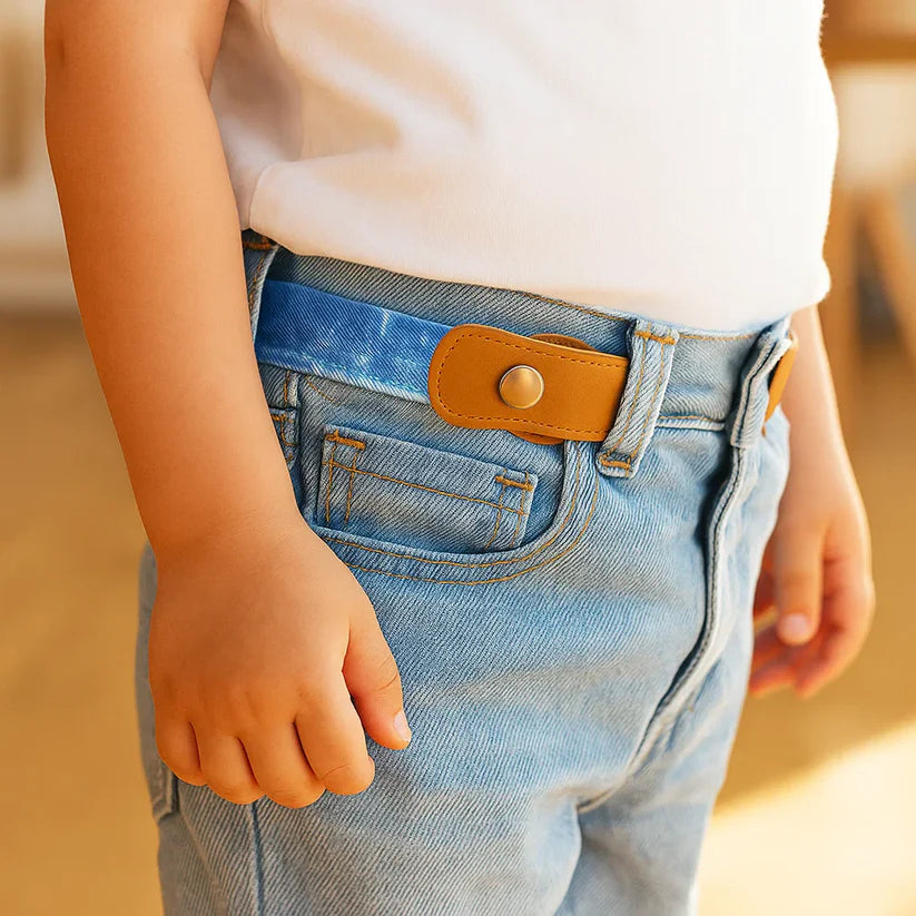 快適な伸縮性のある子供用ベルト – すべての年齢に対応